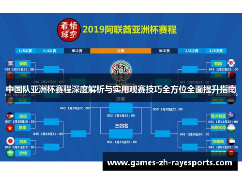 中国队亚洲杯赛程深度解析与实用观赛技巧全方位全面提升指南